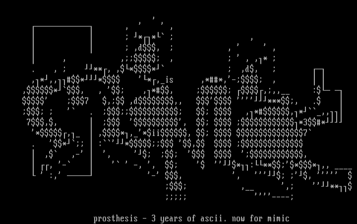 mimic by prosthesis