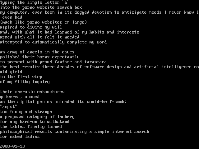 the porno website search box by Cthulu