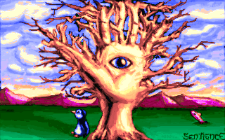 Colourful "Hand/Tree" picture by Sentience