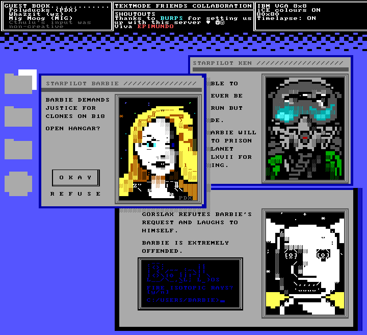 GORSLAX REFUTES BARBIE by Textmode Friends