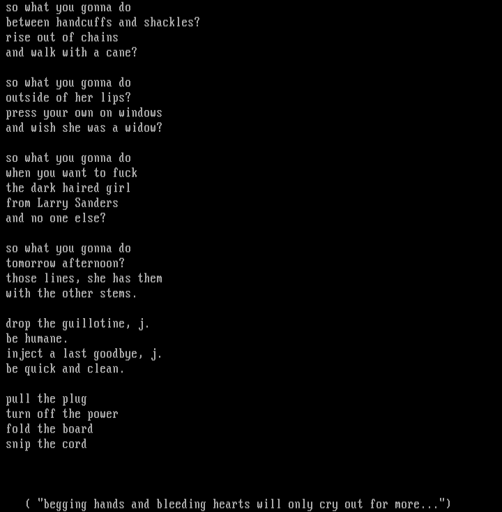 so what you gonna do? by Agnostic