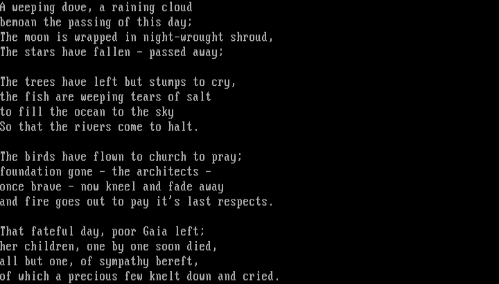 Gaia's Death by Zamfir Worshipper