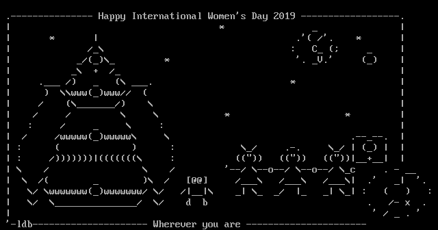 Happy International Women's Day '19 by ldb