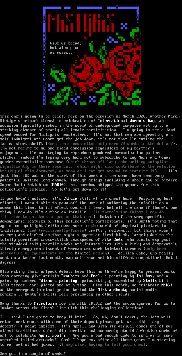 MIST0320 infofile by Cthulu / Picrotoxin