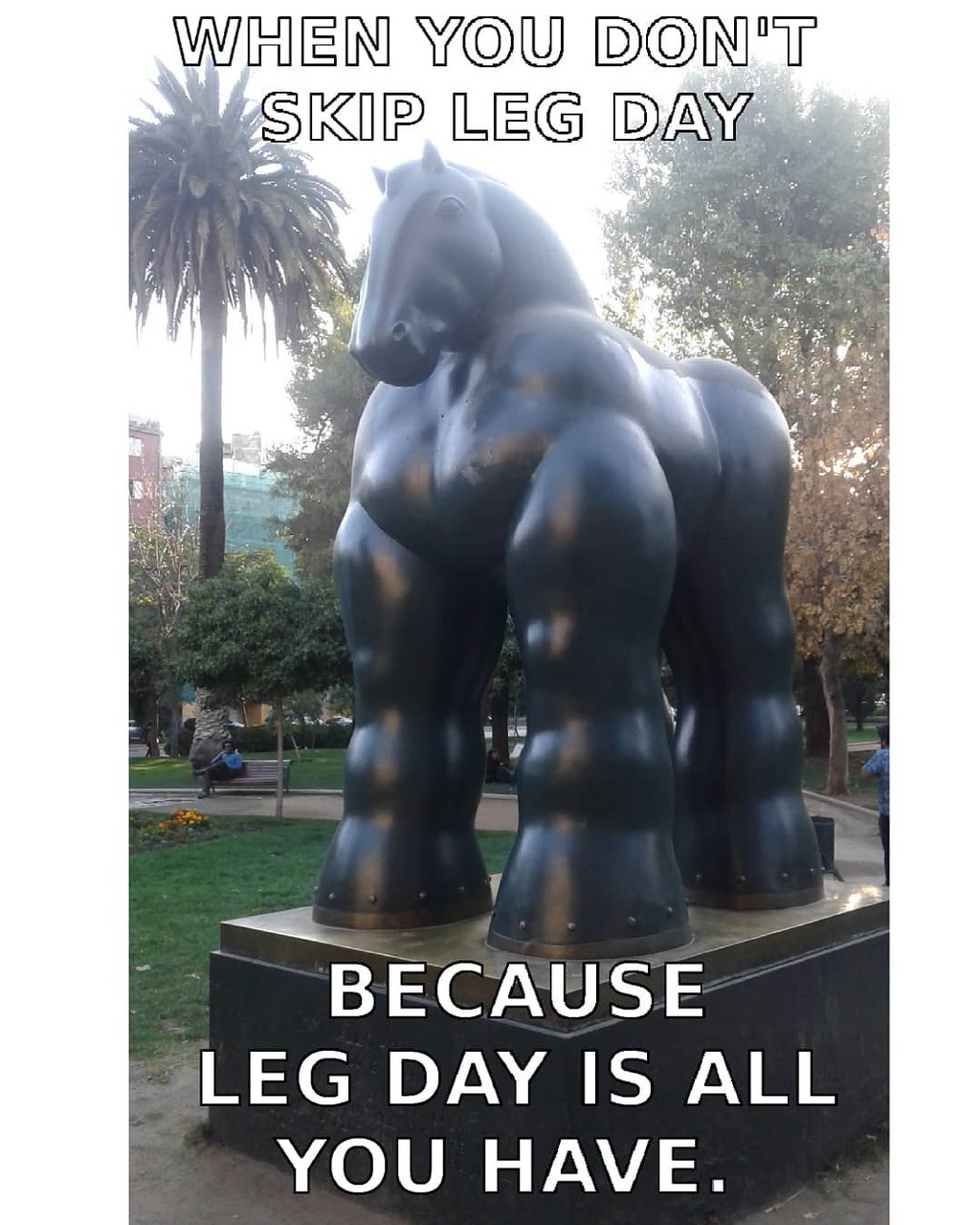 When you don't skip leg day by Glowing Fish