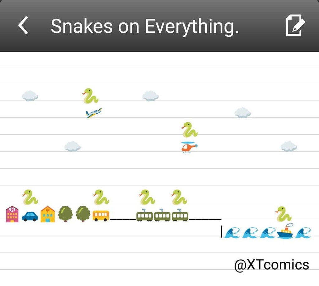 Snakes on everything by XTComics