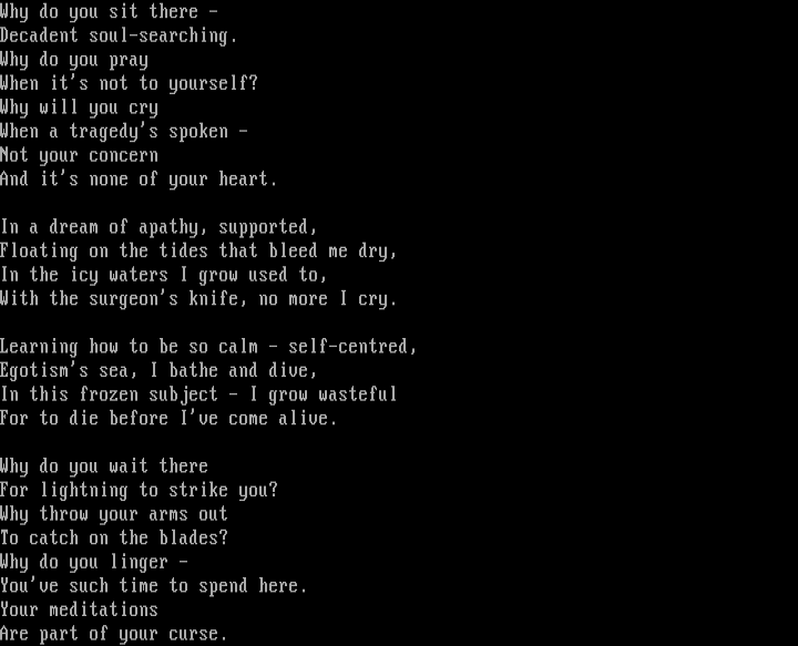 Argument for Apathy by Akasha