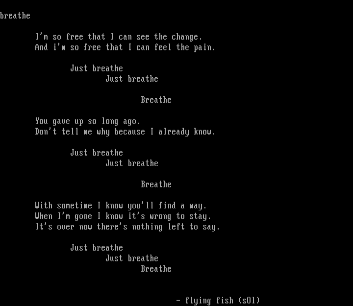 Breathe by Flying Fish