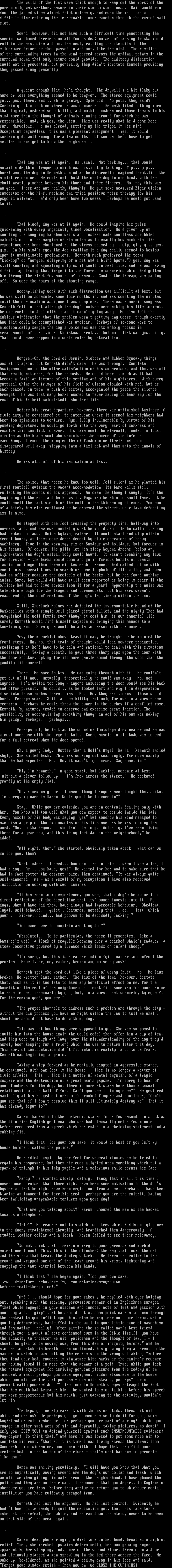 That Darned Dog by Cthulu