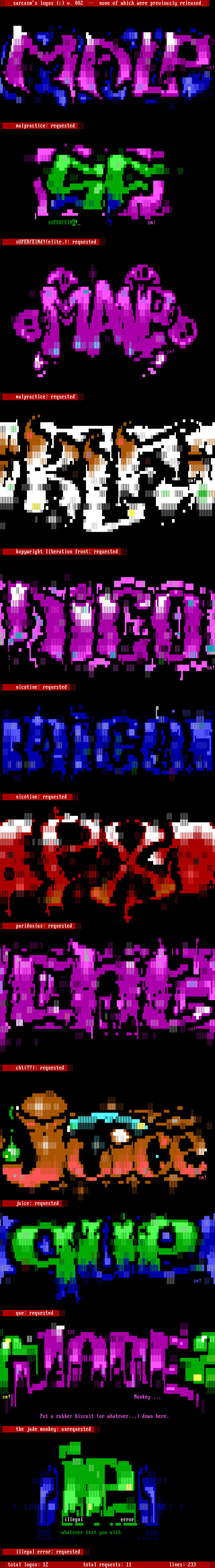 Logocolly by Sarcasm