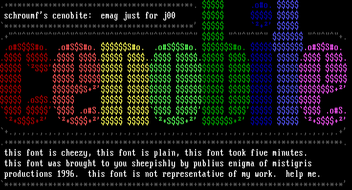 Publius Enigma by Cenobite logo