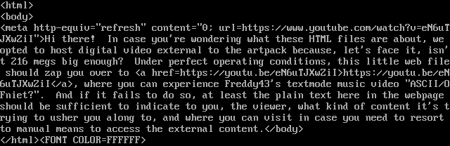 ASCII/Ofniet? by Freddy43