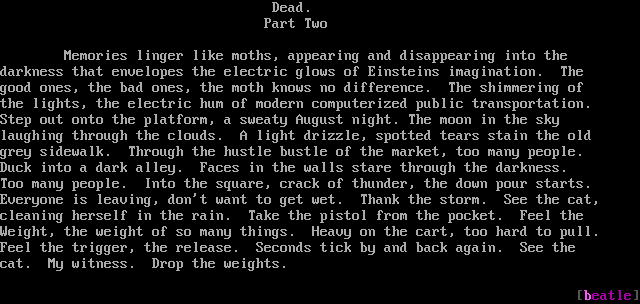 Dead. Part Two. by Beatle