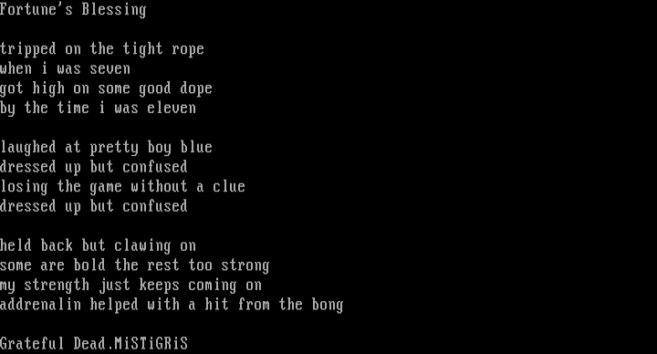 Fortune's Blessing by Grateful Dead