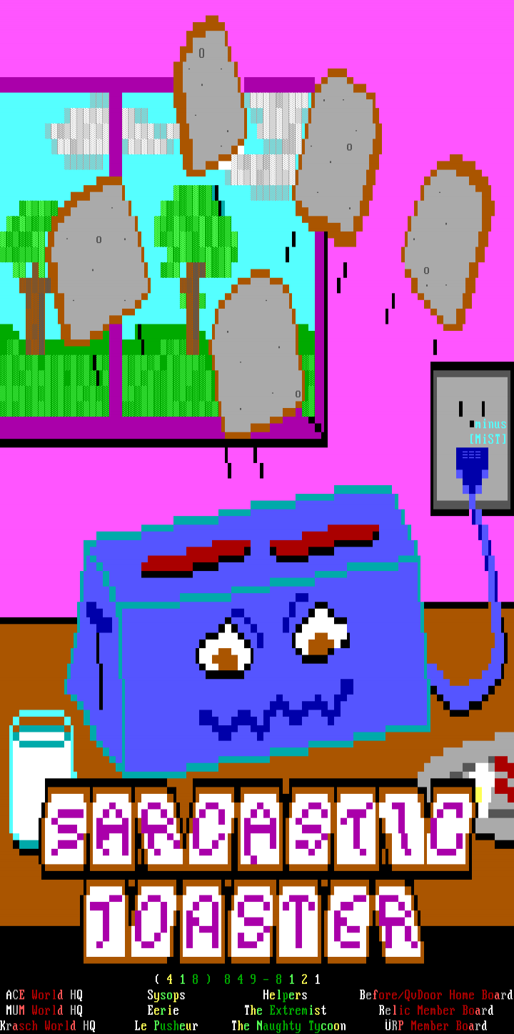 Sarcastic Toaster by minus