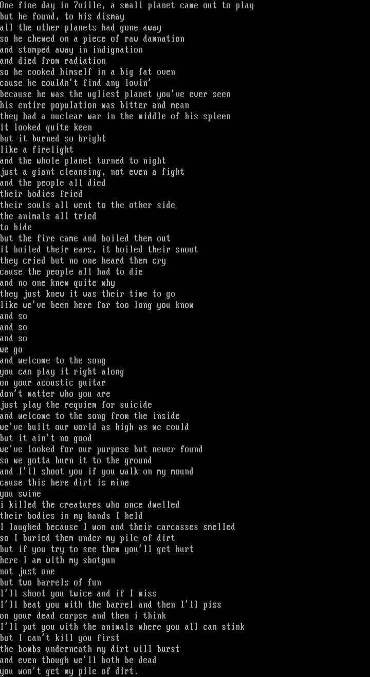 Never taste your eyeball by Livewire
