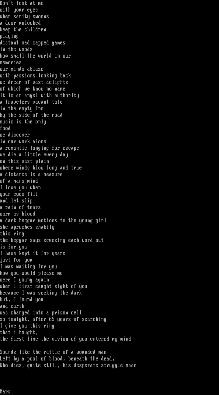 Acutely aware of flesh by Mavrik