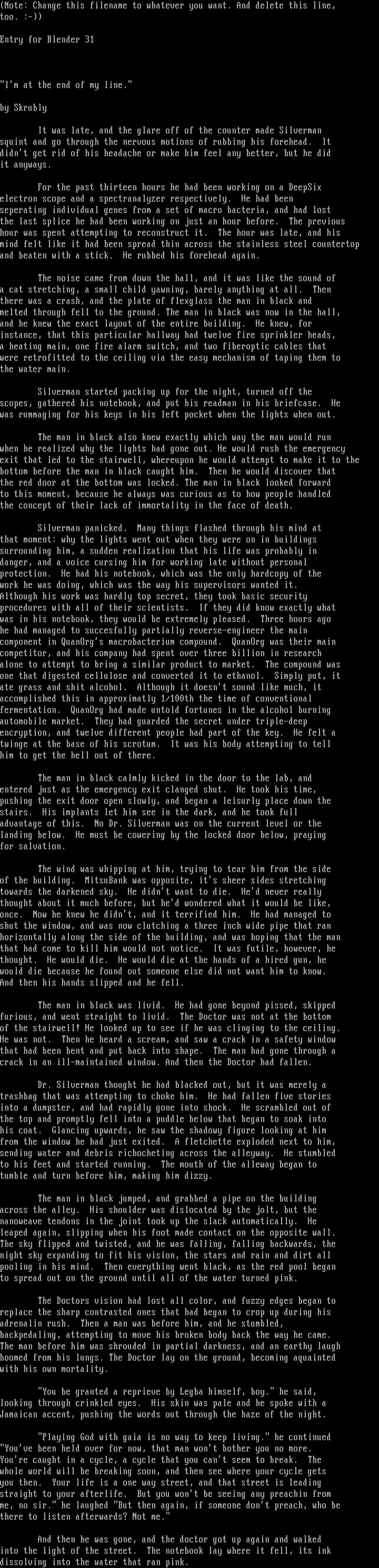 Scientist / Running / 1-way-street by Skrubly