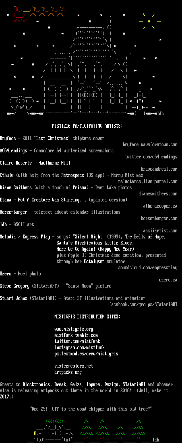 MIST1216 participating artists by Cthulu and ldb