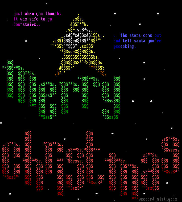 merry christmas by weird