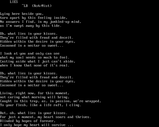 Lies by Lady Blue