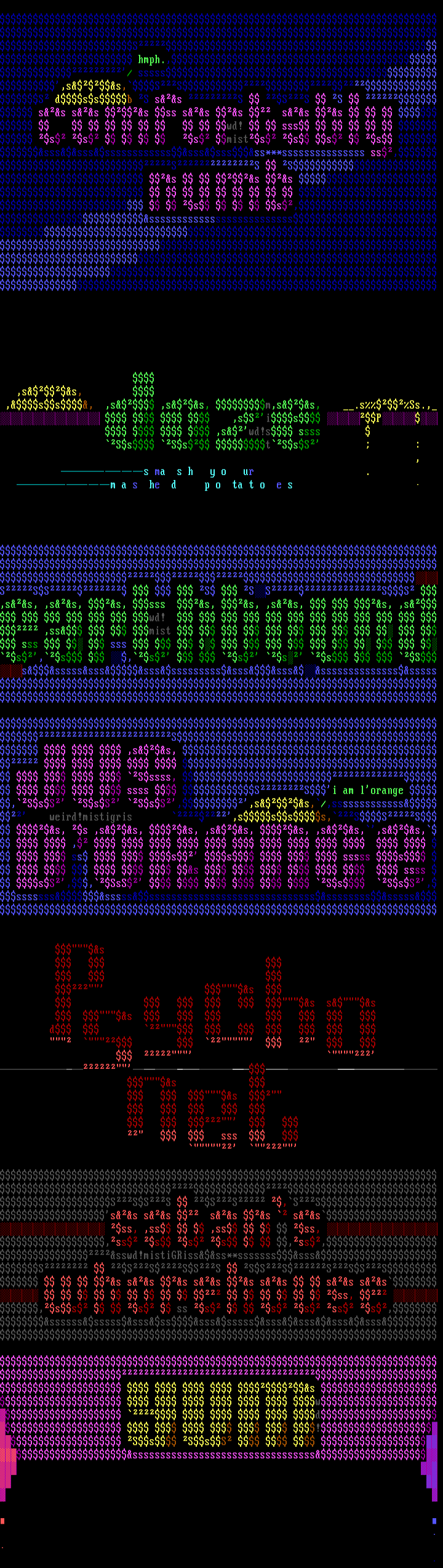 Ascii logocolly by weird