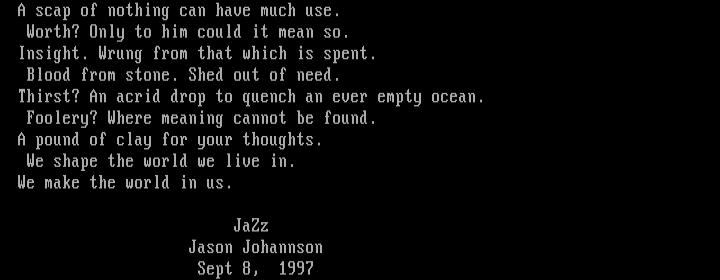 A scap of nothing can have so much by JaZz