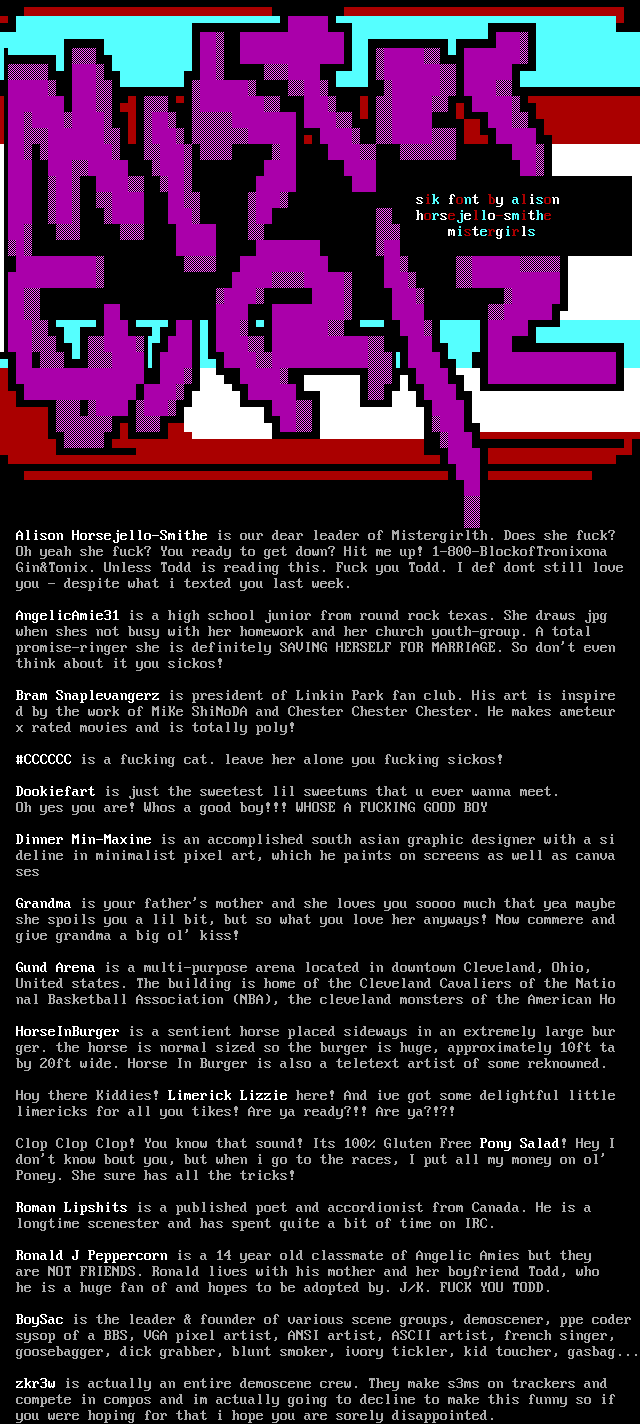 Memberlist by Allison Horsejello-S