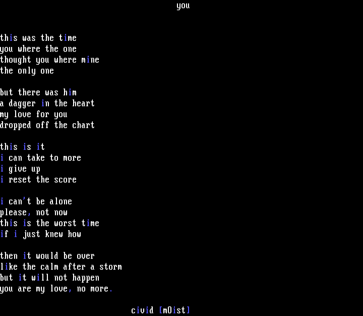 yOu by civid