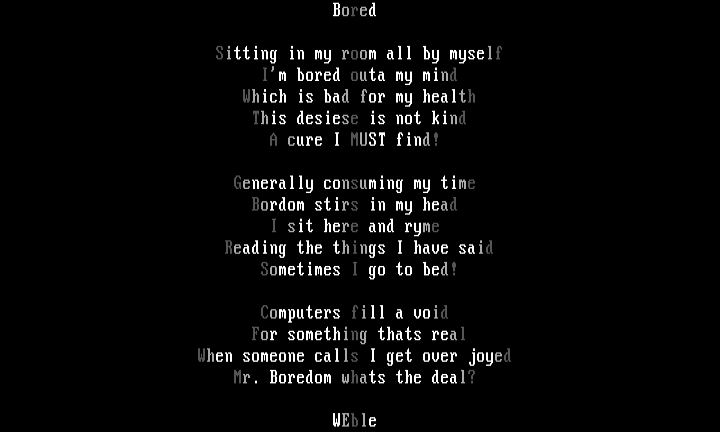 BoreD by WEble