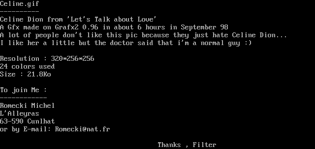 Celine Informationz by Filter