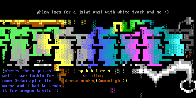 phlem! (for white trash/cm joint) by cheeze monkey