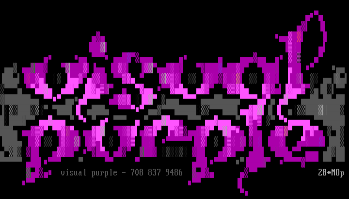 Visual Purple by number 28
