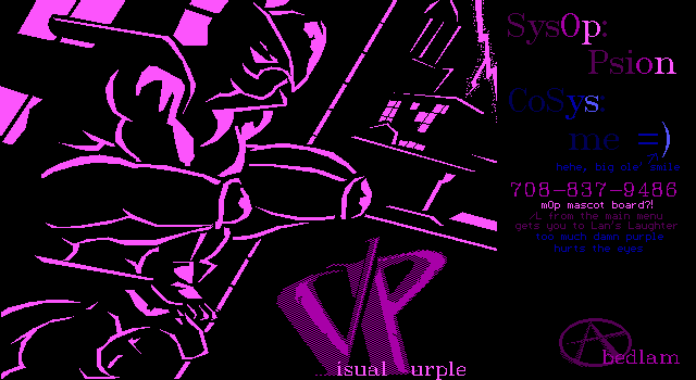 Visual Purple by bEdlAM