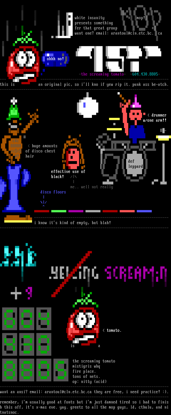 the screaming tomato by white insanity