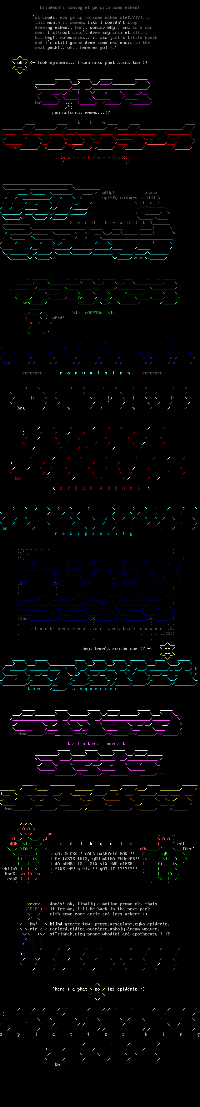 Ascii Collection! by Blindman