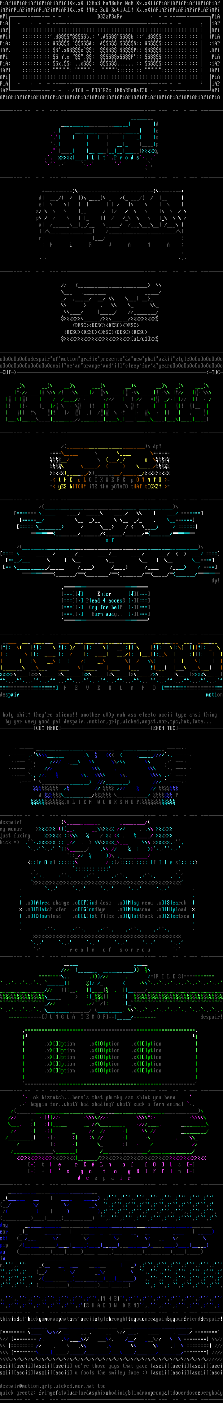 Ascii Colly #1 by despair