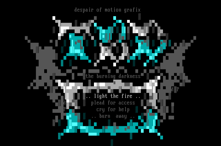 The Burning Darkness by Despair
