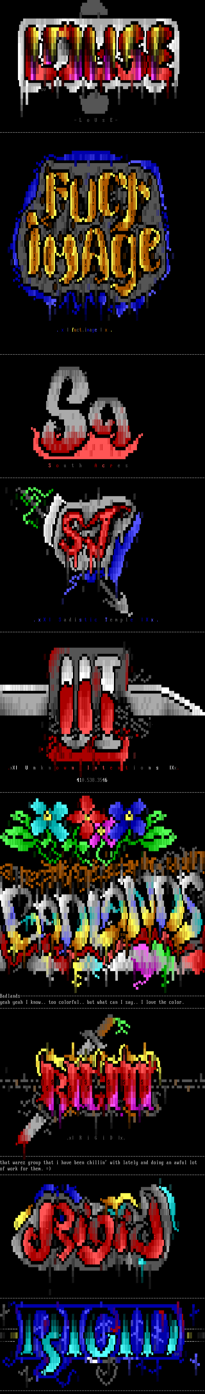logo column by Senseless Violence