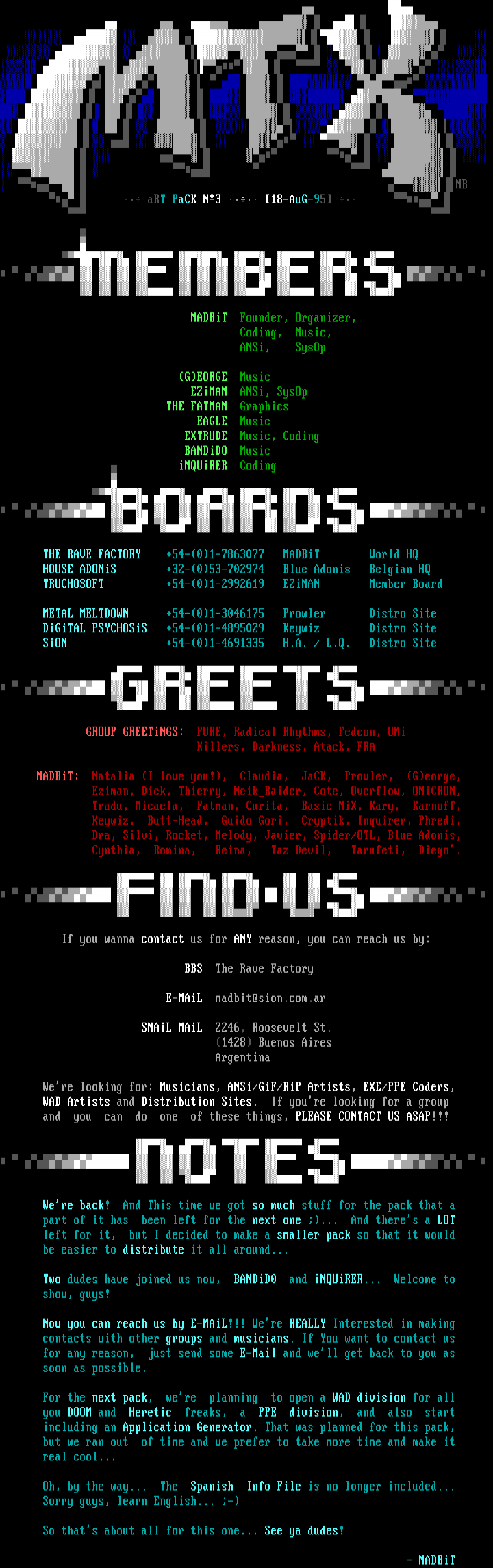 MATRiX Info File