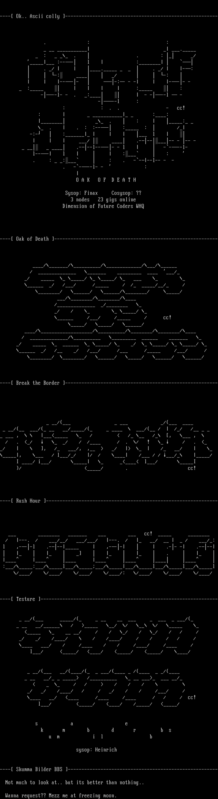 Ascii Colly by Cynic