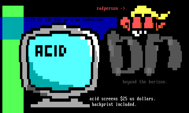 Acid Screens $25 by Crayon