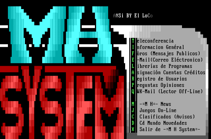 MH System Mainmenu by El LoCo