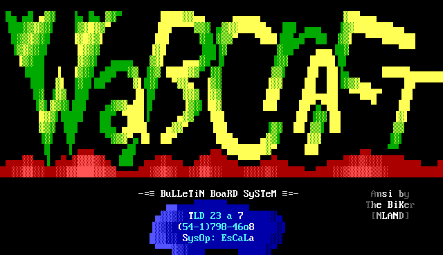 Warcraft BBS logo by The BiKer