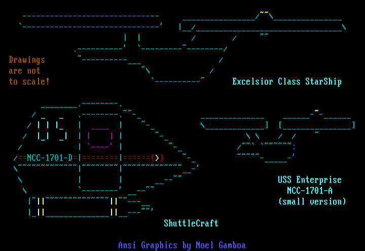 Shuttlecraft, Excelsior, NCC-1701-A by Noel Gamboa