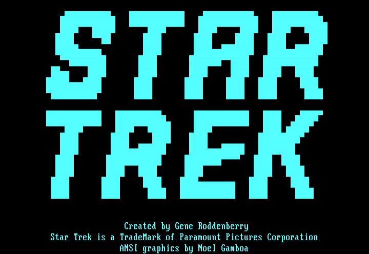 Star Trek (TOS) logo by Noel Gamboa