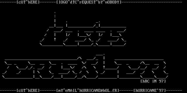 dATACRAWLER oLD sKOOL aSCII by hURRiCANE