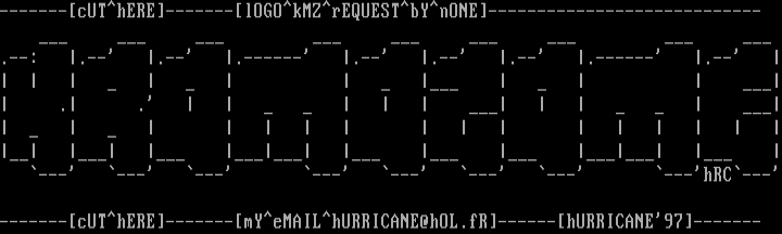 .s$ kMZ^lOGO^oSK $s. by .s$ hURRICANE $s.