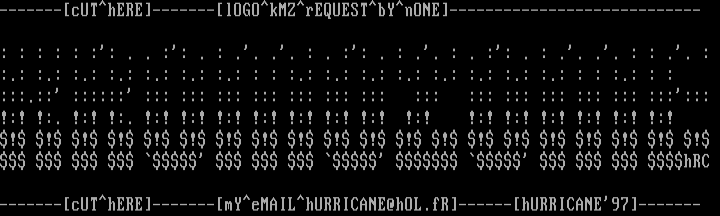 .s$ kMZ^lOGO^nSK $s. by .s$ hURRICANE $s.