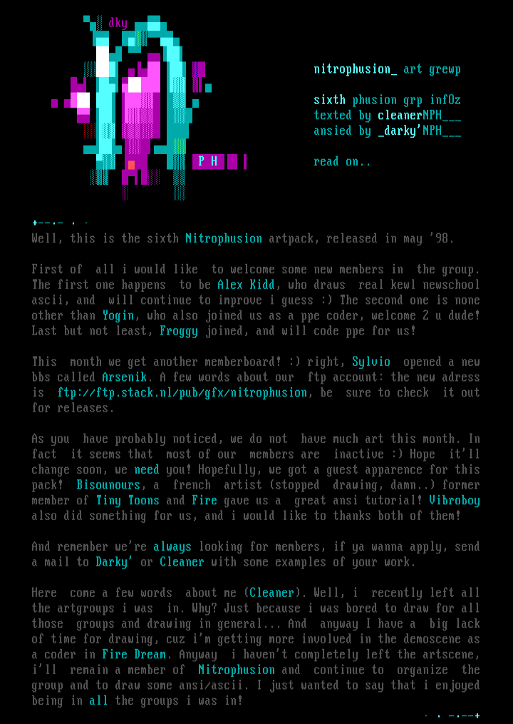 may'98 newslettah by nph staff